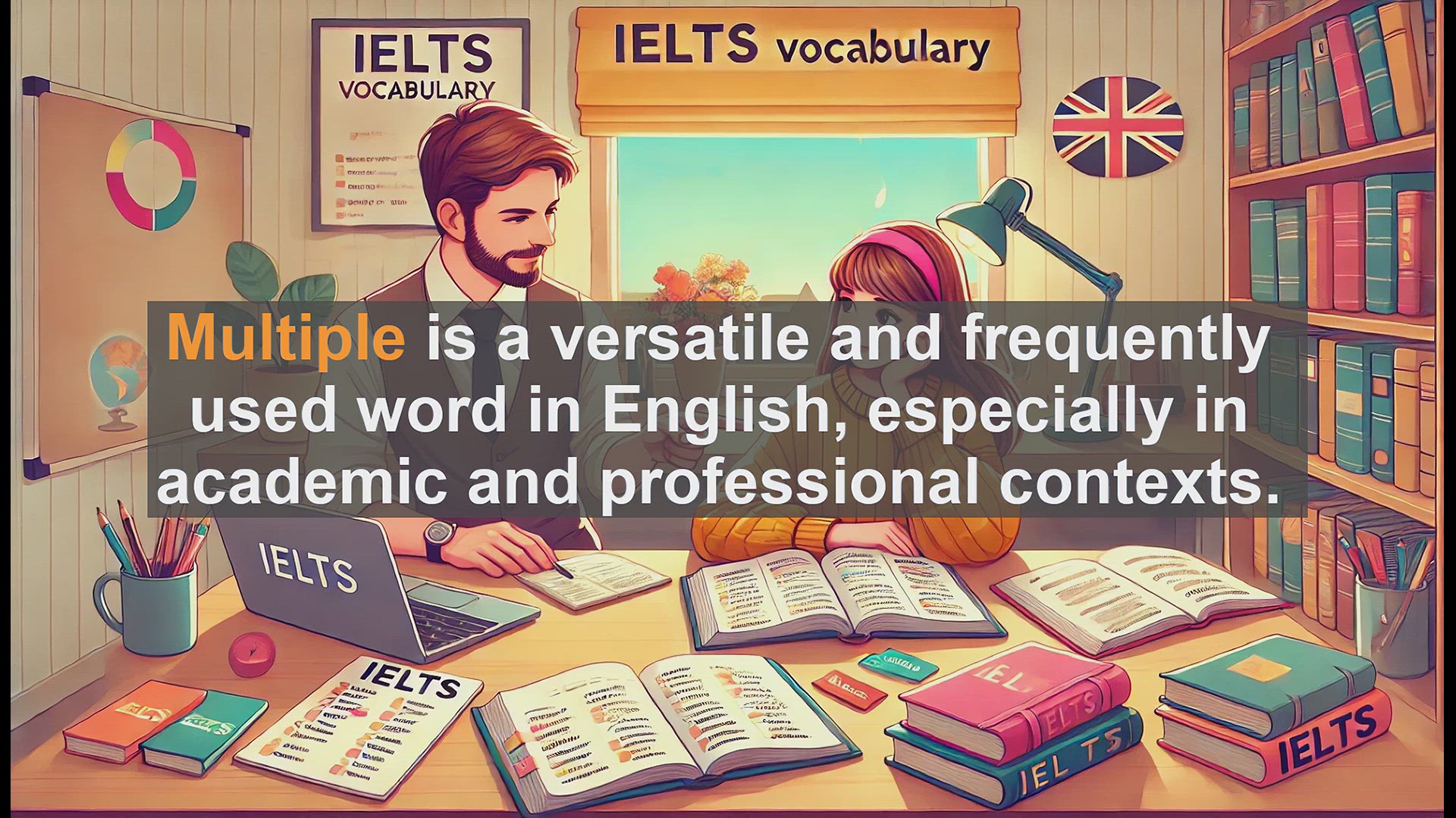 'Video thumbnail for 2500 Must Know IELTS 6.5 Vocabulary - Understanding 'Multiple': Boost Your IELTS Score'