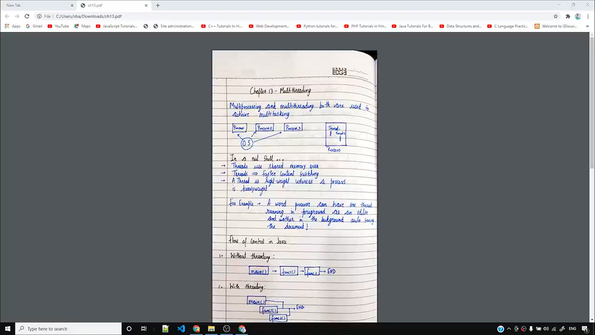 'Video thumbnail for Multithreading in Java'