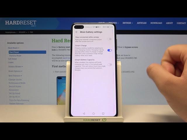 Video thumbnail for Take Care of HUAWEI P40 Battery – Power Saver Mode