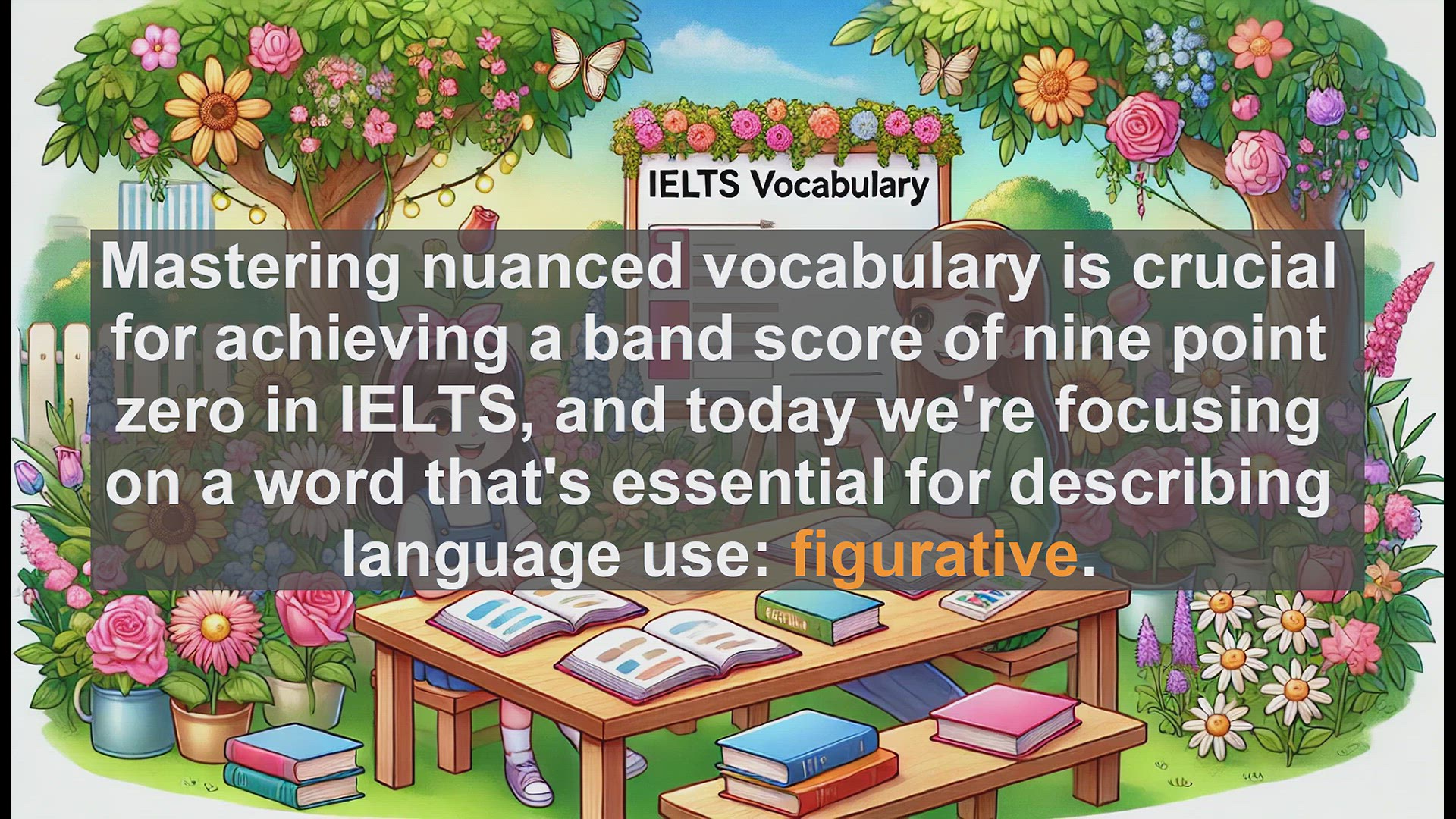 'Video thumbnail for 2000 Must Know IELTS 9.0 Vocabulary - Boost Your IELTS Score: Understanding 'Figurative' Language'