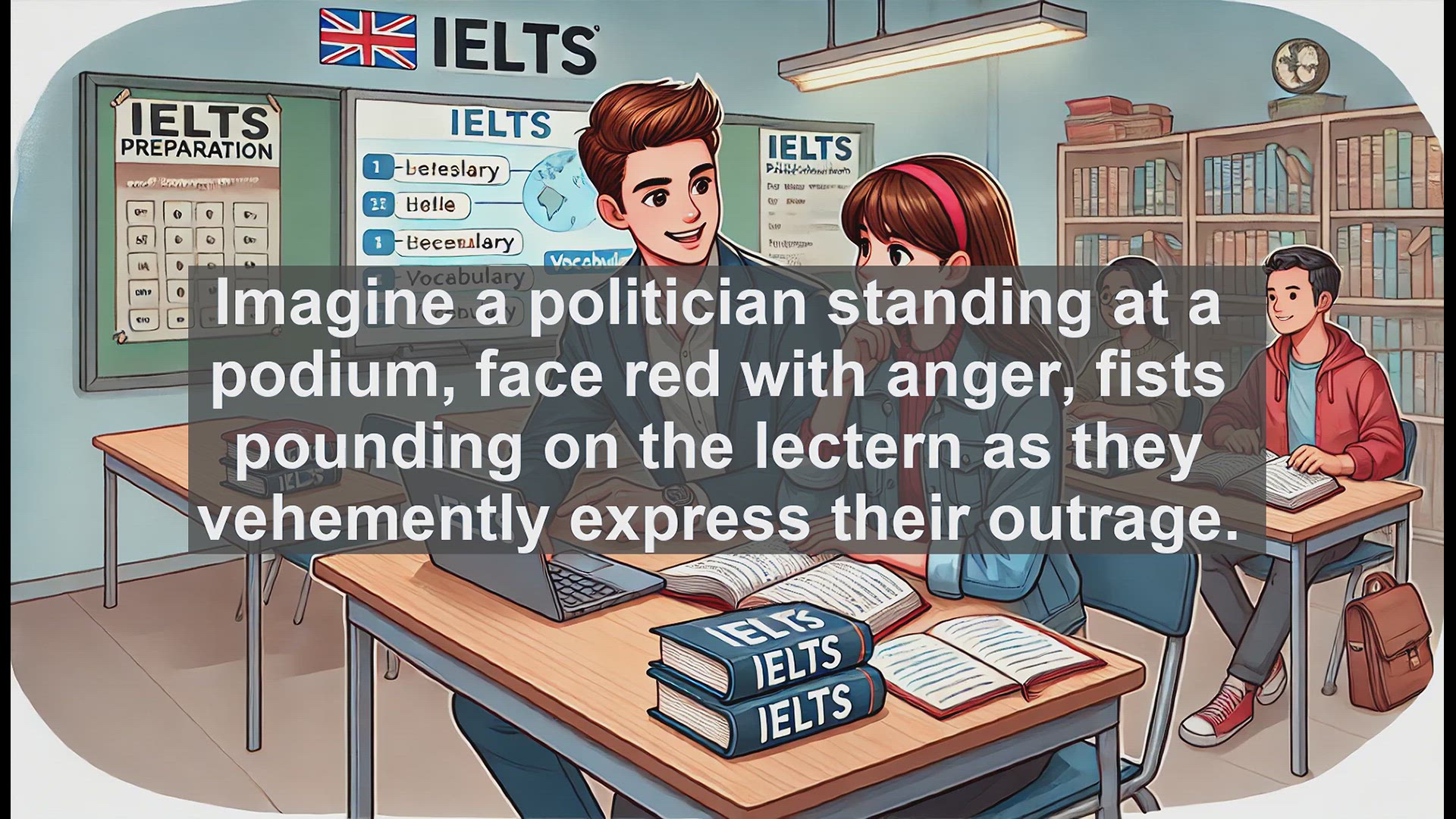 'Video thumbnail for 5000 Must Know IELTS 8.0 Vocabulary - Mastering 'Fulminate': Boost Your IELTS Vocabulary for Band 8.0'