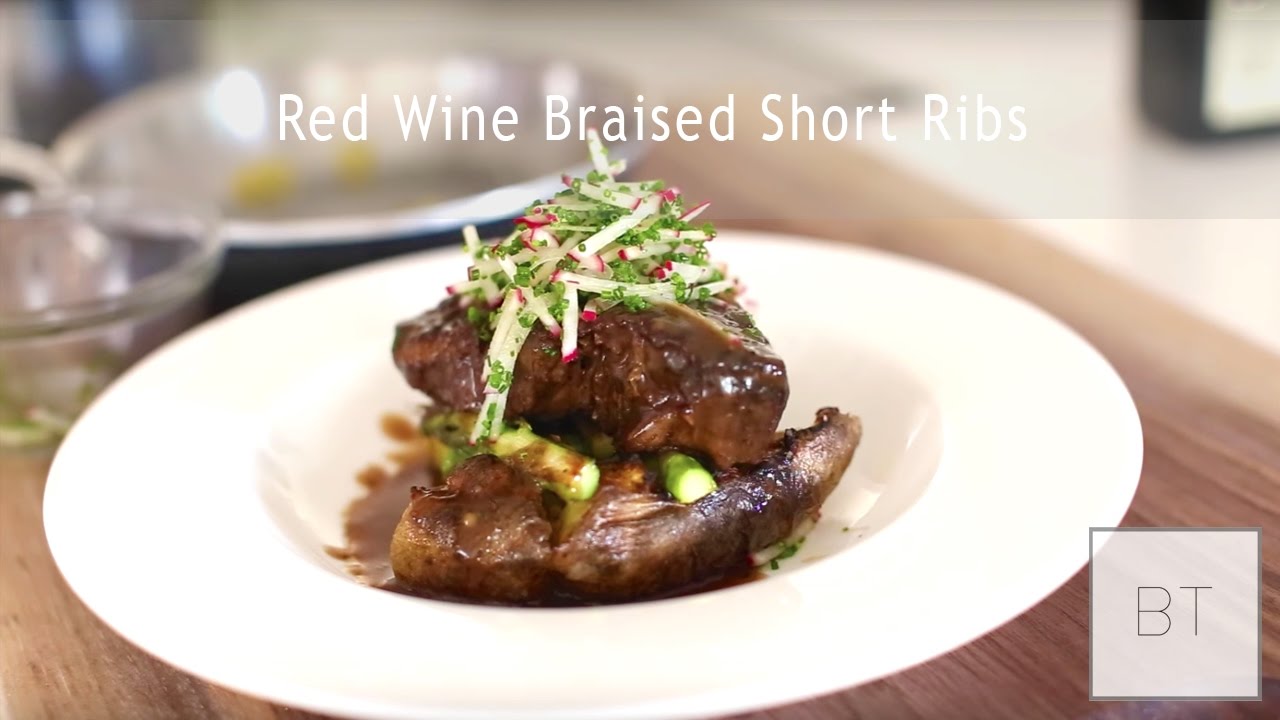 'Video thumbnail for Red Wine Braised Short Ribs'