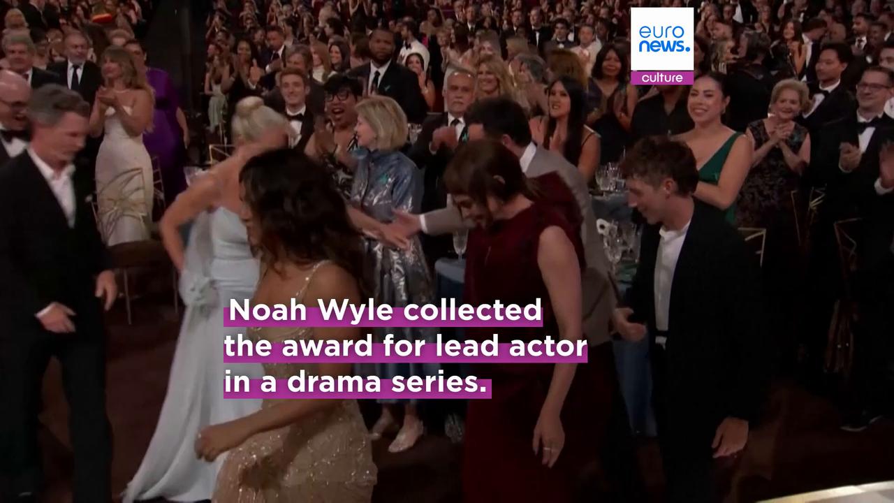Video thumbnail for Emmy record for Matthew Rhys as Welshman's Widow's Bay collected three awards