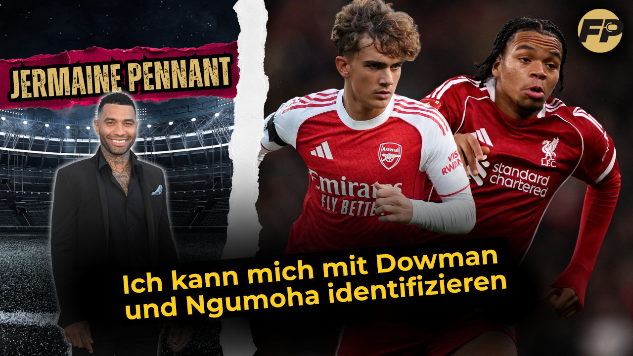 Video thumbnail for Jermaine Pennant: Ich kann mich mit Max Dowman und Rio Ngumoha identifizieren