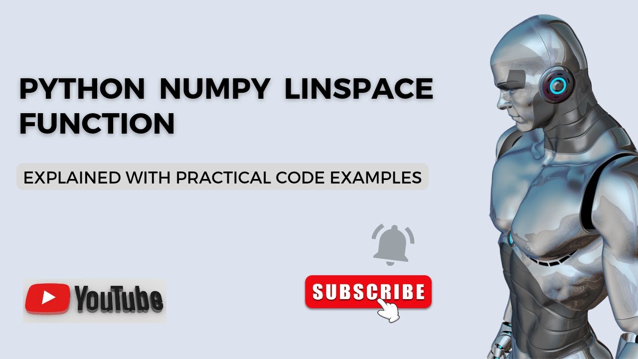 'Video thumbnail for Python Numpy Linspace Function | Python Code Examples | Python Tutorial'