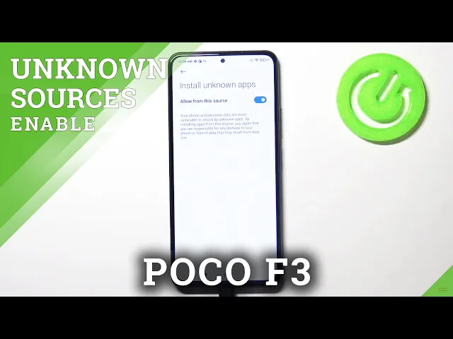 Video thumbnail for How to Allow Install Apps From Unknown Sources on XIAOMI POCO F3