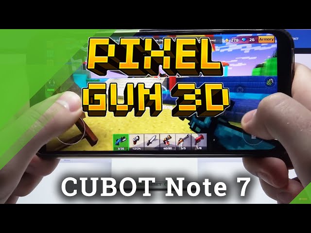 Video thumbnail for Pixel Gun 3D Gameplay on CUBOT Note 7 – Check Out Performance Test