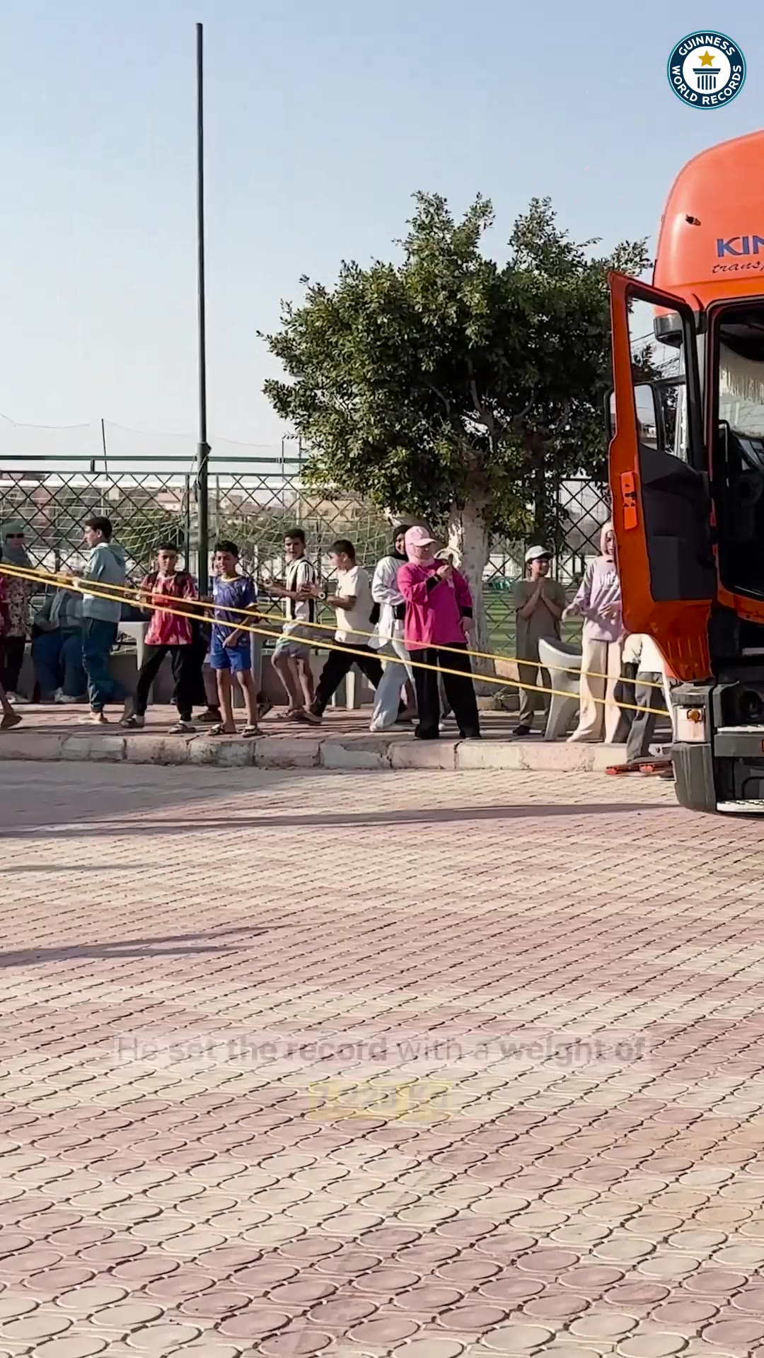 Video thumbnail for Ashraf Mohamed's Heaviest Vehicle Pulled with Teeth Record