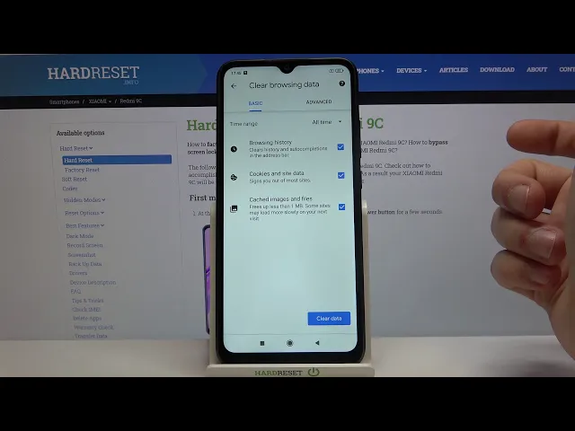 Video thumbnail for How to Clear Browsing Data on XIAOMI Redmi 9C – Clear Browsing History