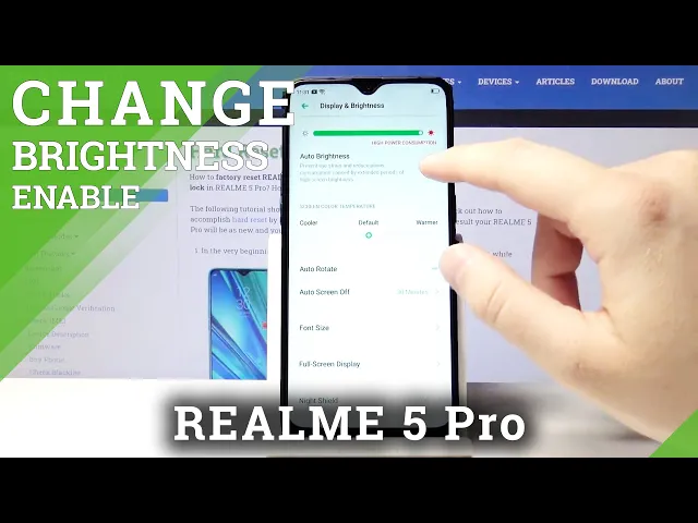 Video thumbnail for Automatic Brightness - REALME 5 Pro & Display Options