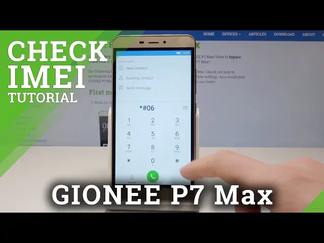 Video thumbnail for How to Find IMEI in GIONEE P7 Max - Read IMEI & Serial Number