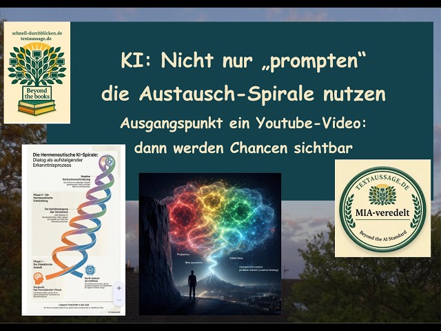 Video thumbnail for Nicht nur "prompten": Die KI-Spirale - im KI-MIA-Austausch Probleme in Chancen verwandeln