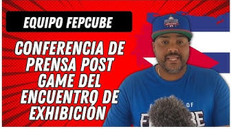 Video thumbnail for CONFERENCIA DE PRENSA POST GAME | FEPCUBE VS MIAMI DADE COLLEGE