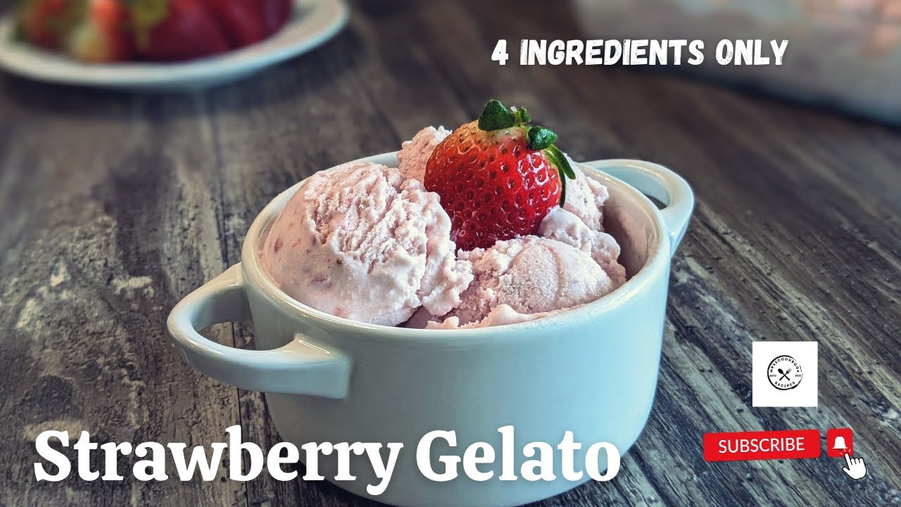 Video thumbnail for Make Homemade Strawberry Gelato with Only 4 Simple Ingredients! |Breville Smart Scoop@mrs5cookbook