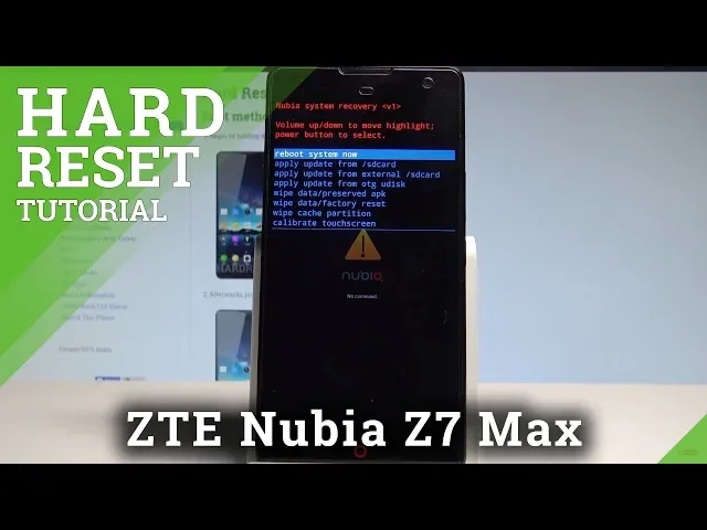 Video thumbnail for How to Hard Reset ZTE Nubia Z7 Max - Bypass Screen Lock / Format |HardReset.Info