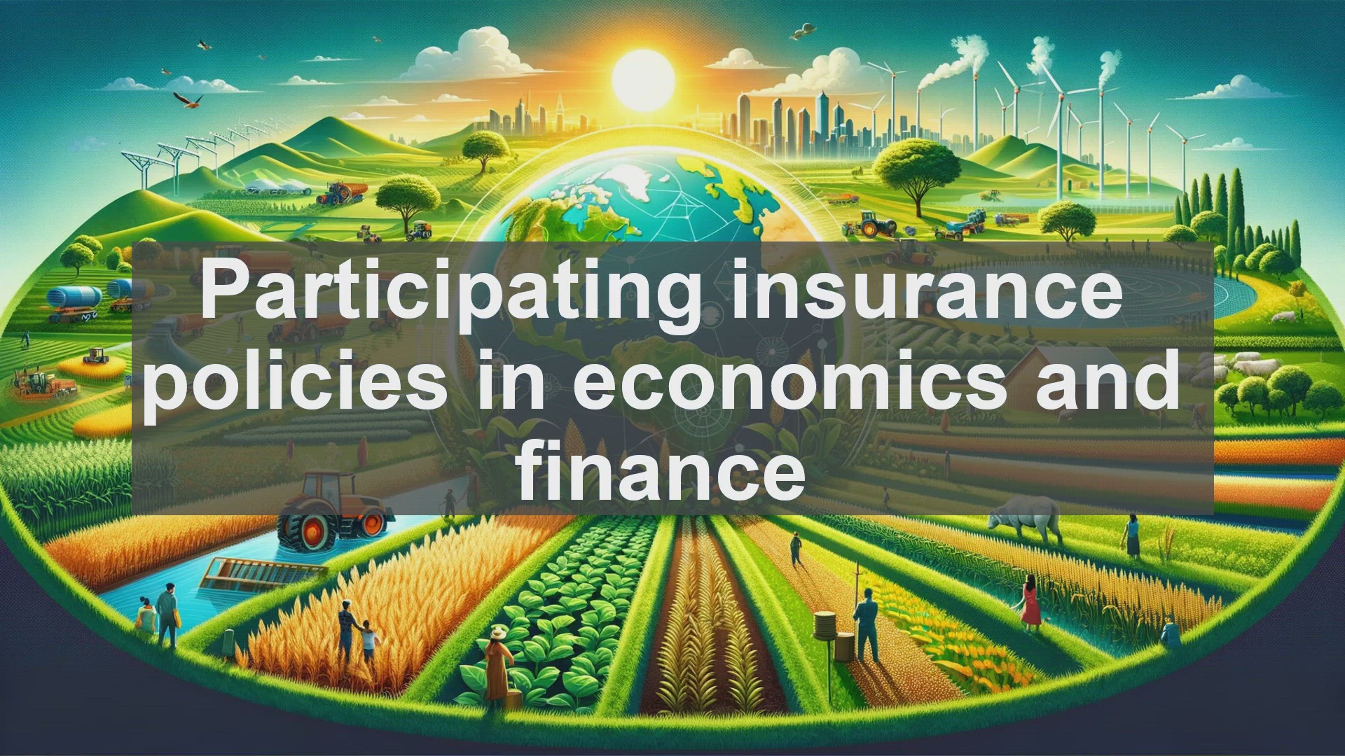 'Video thumbnail for Participating insurance policies in economics and finance'