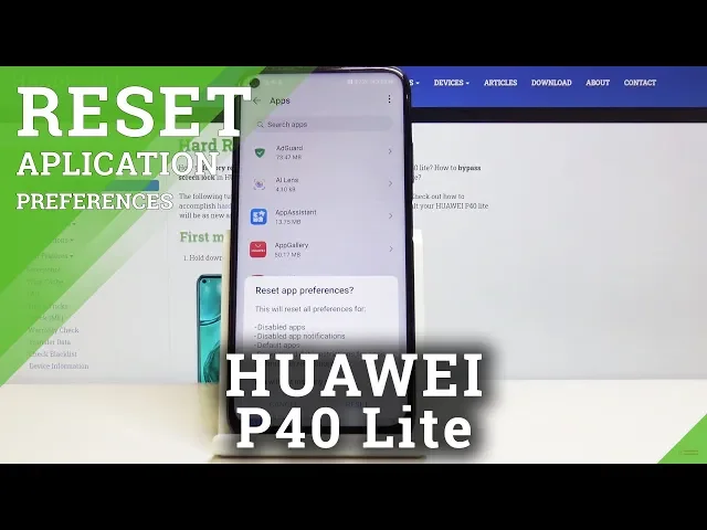 Video thumbnail for How to Reset App Preferences in HUAWEI P40 Lite – Erase Apps Configuration