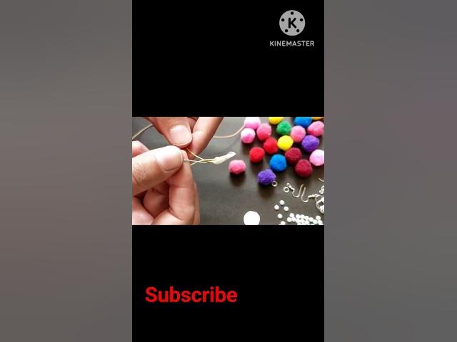 Video thumbnail for diy earing #craft #youtubepartner @busymomcraft