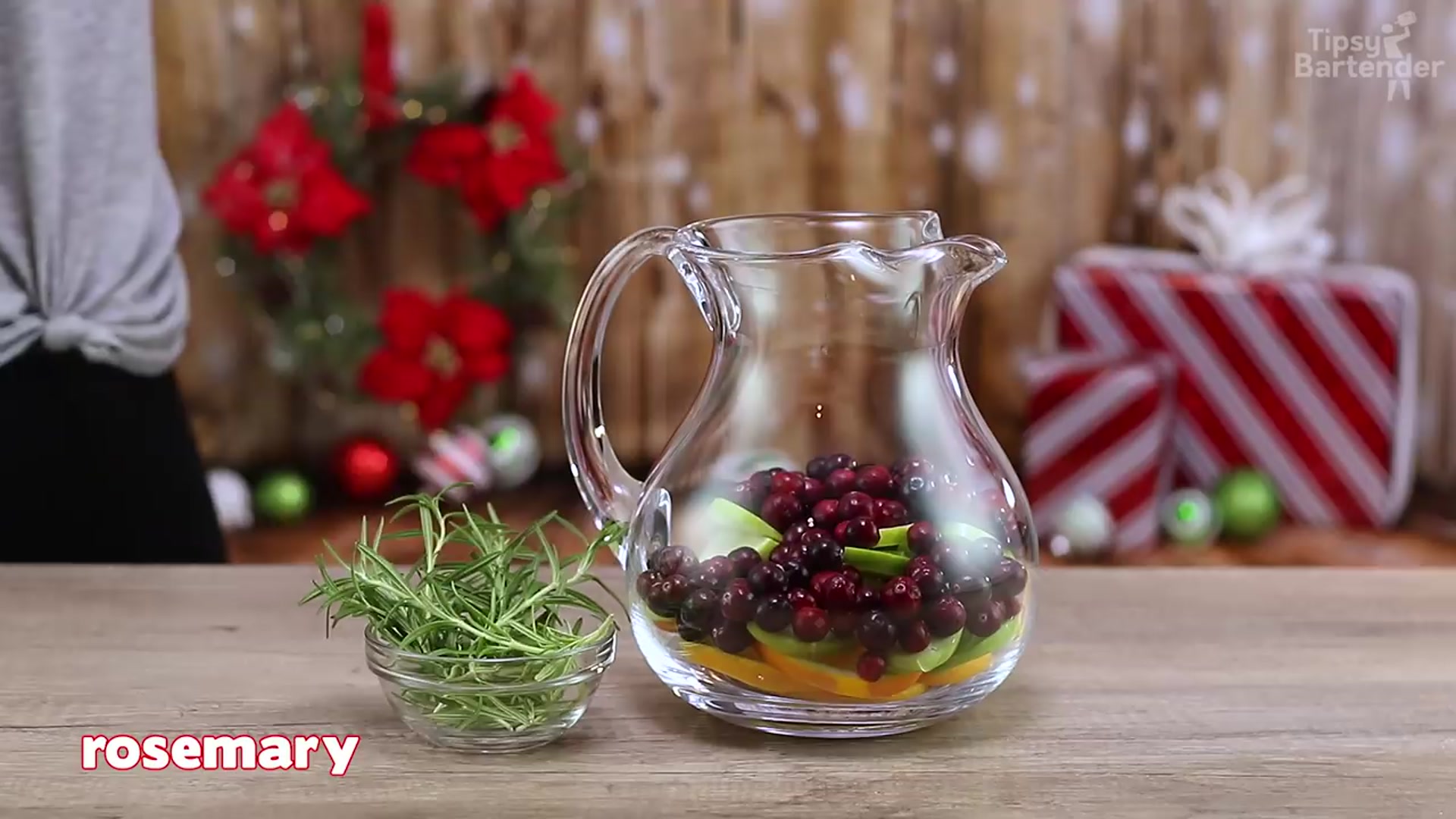 Video thumbnail for Christmas Sangria Tipsy Bartender(720P HD)