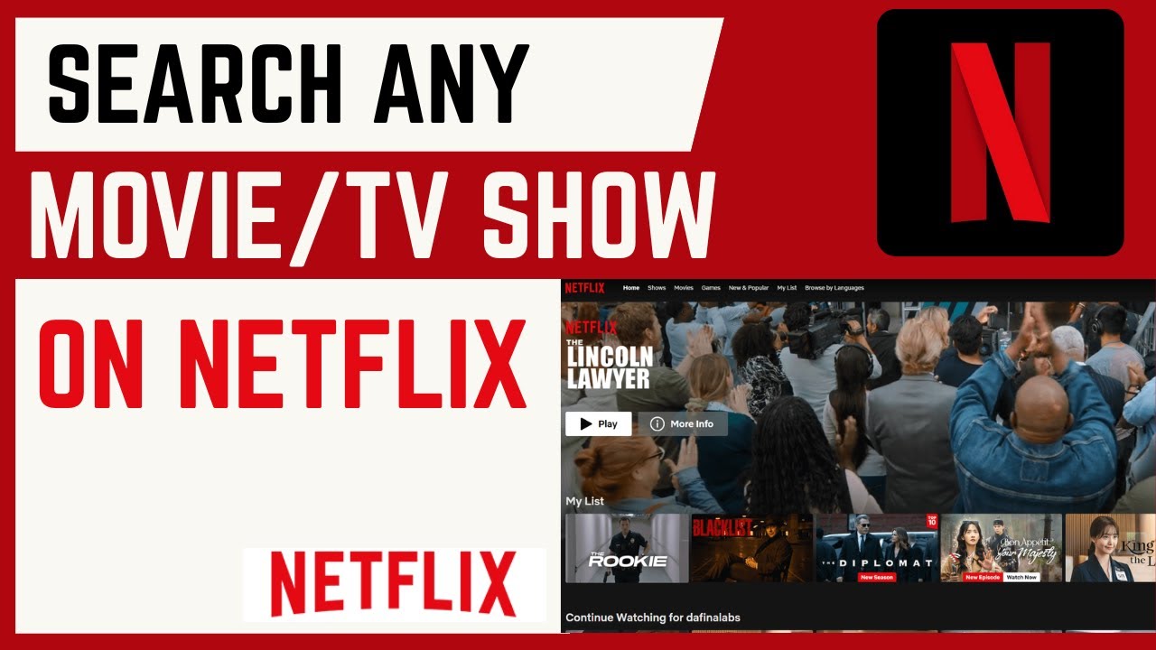 Video thumbnail for How To Search For Any Movie Or TV Shows On Netflix