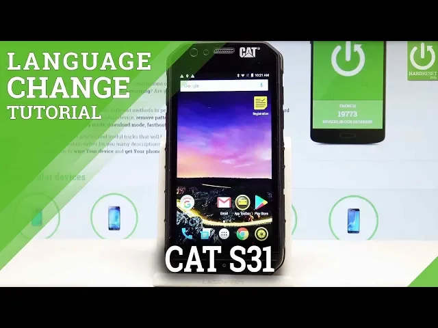 Video thumbnail for How to Change Language on CAT S31 - Langauge Settings