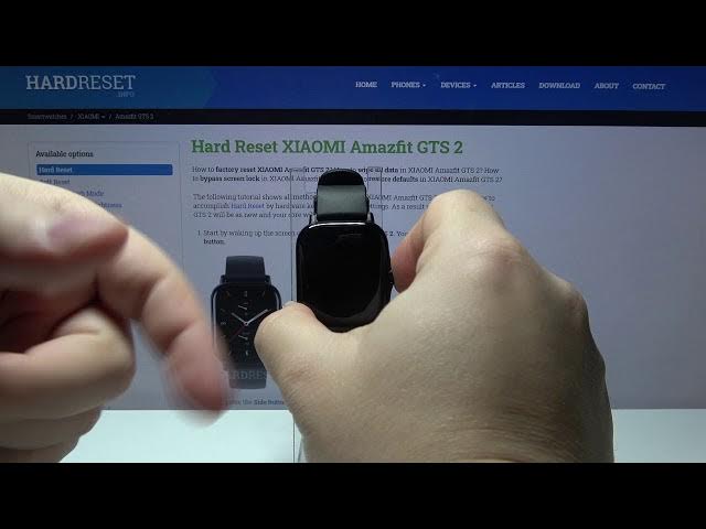 Video thumbnail for Soft Reset XIAOMI Amazfit GTS 2 – Fix Not Respond