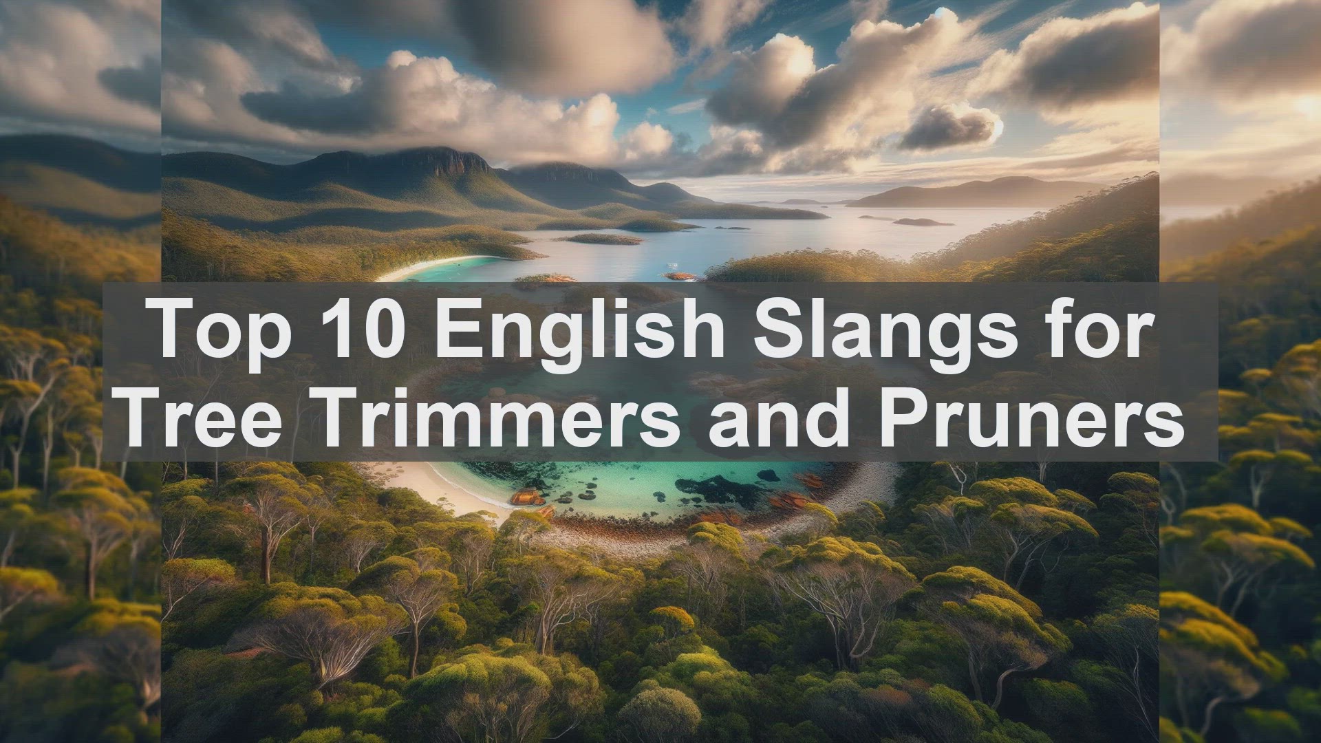 'Video thumbnail for Top 10 English Slangs for Tree Trimmers and Pruners'