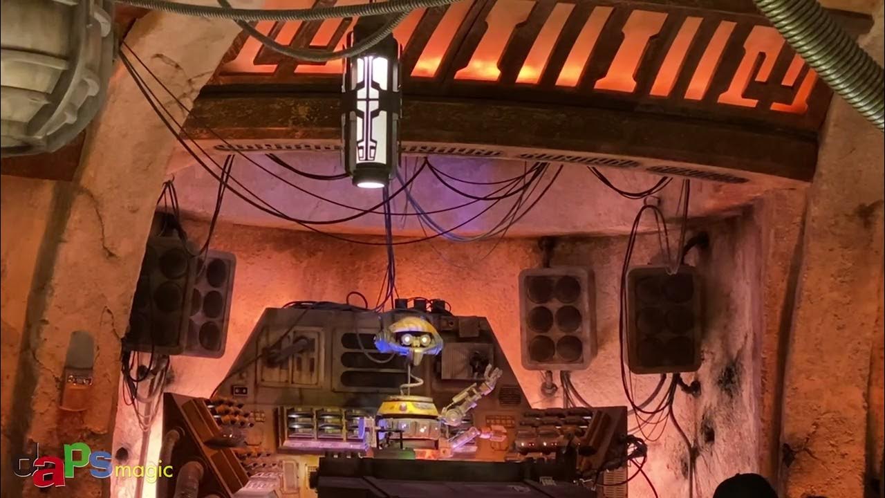'Video thumbnail for Oga's Cantina Breaks Down and Then is Restored Star Wars Galaxy's Edge at Disneyland'