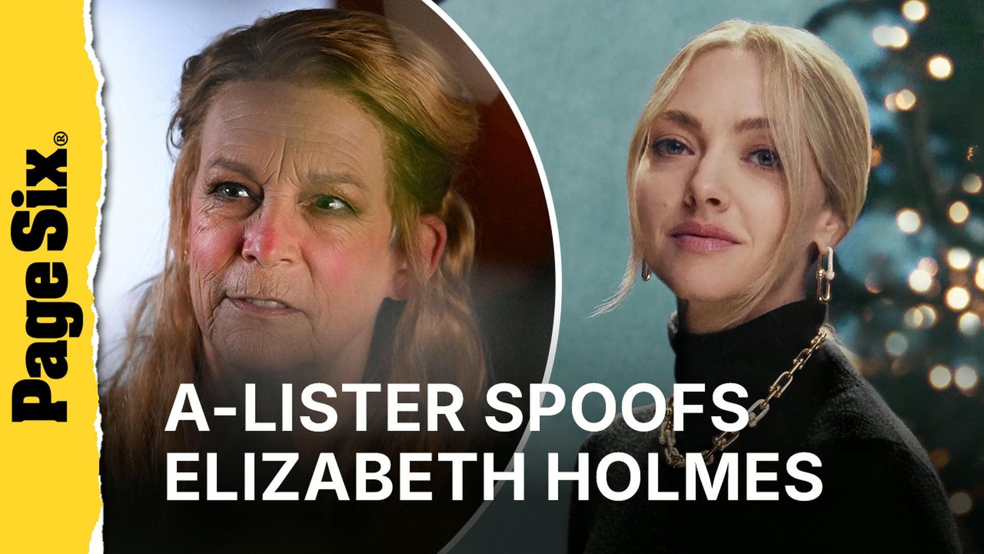Video thumbnail for Jimmy Fallon and Jamie Lee Curtis perfectly spoof Elizabeth Holmes doc