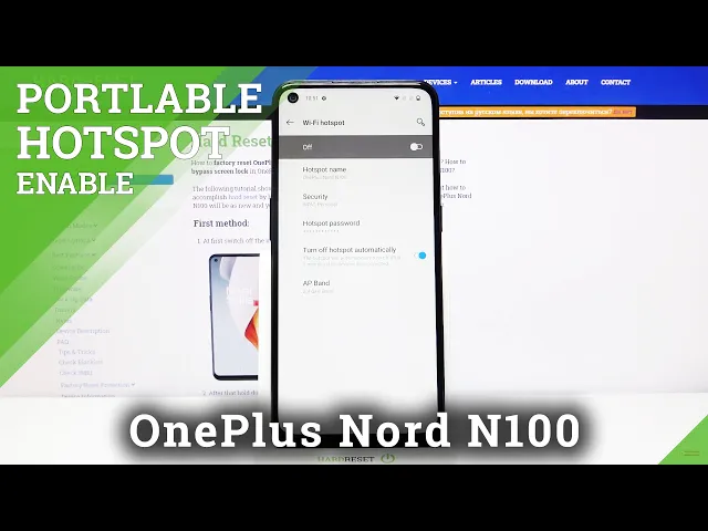 Video thumbnail for How to Activate Hotspot in OnePlus Nord N100 - Find Portable Hotspot Settings