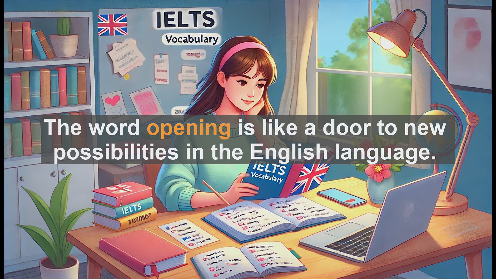 'Video thumbnail for 2500 Must Know IELTS 6.5 Vocabulary - Mastering 'Opening': Boost Your IELTS Vocabulary'