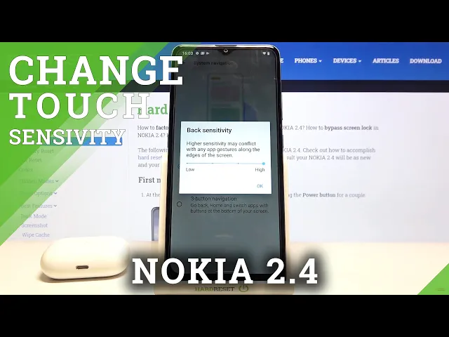 Video thumbnail for How to Increase Screen Sensitivity on NOKIA 2.4 – Light Tapping