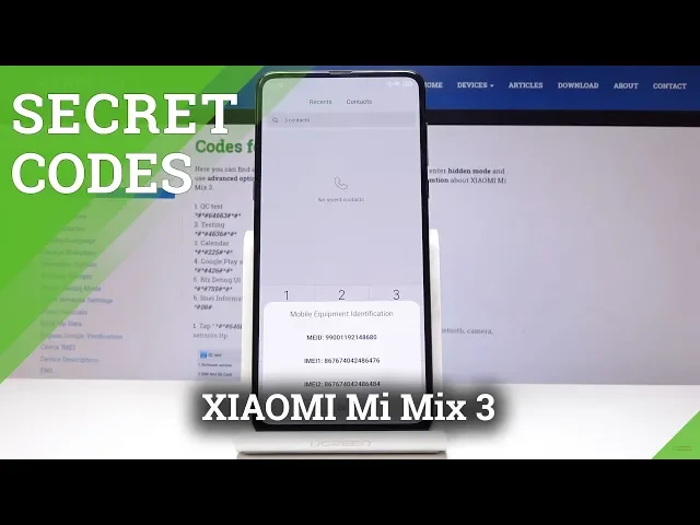 Video thumbnail for XIAOMI Mi Mix 3 CODES - Advanced Options / Hidden Settings