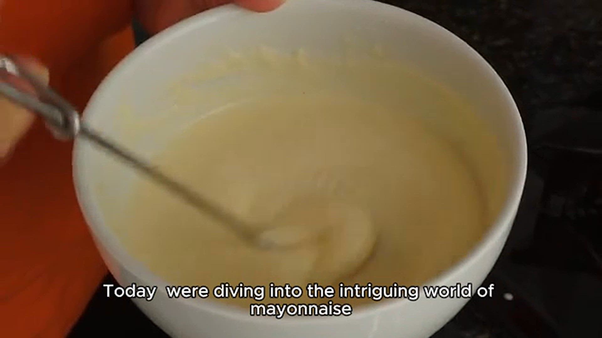 'Video thumbnail for Mayonnaise recipe'