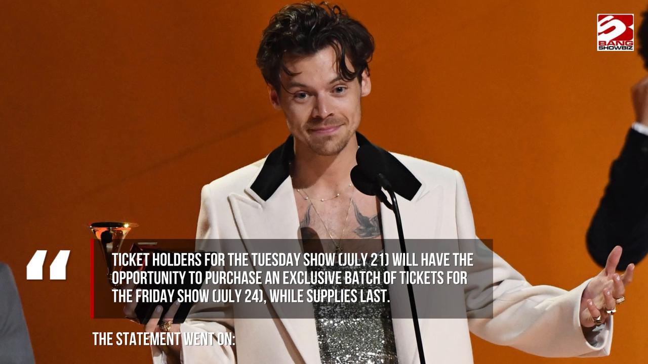 Video thumbnail for Harry Styles has cancelled São Paulo show due to sudden 'health issue'
