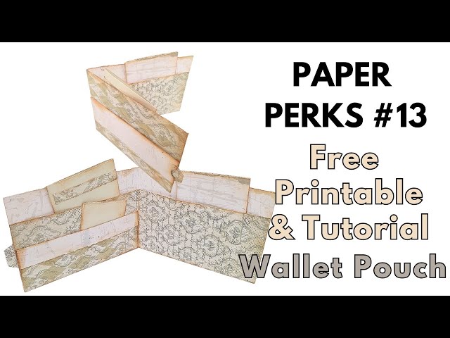 Video thumbnail for Paper Perks #13 - Wallet Pouch