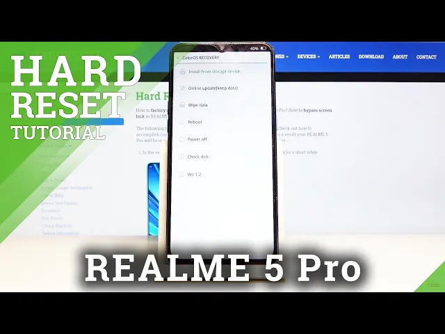 Video thumbnail for Hard Reset REALME 5 Pro – Bypass Fingerprint Protection
