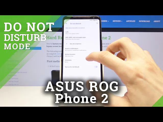 Video thumbnail for How to Enable DND Mode in ASUS ROG Phone 2 – Set Up Do Not Disturb Mode
