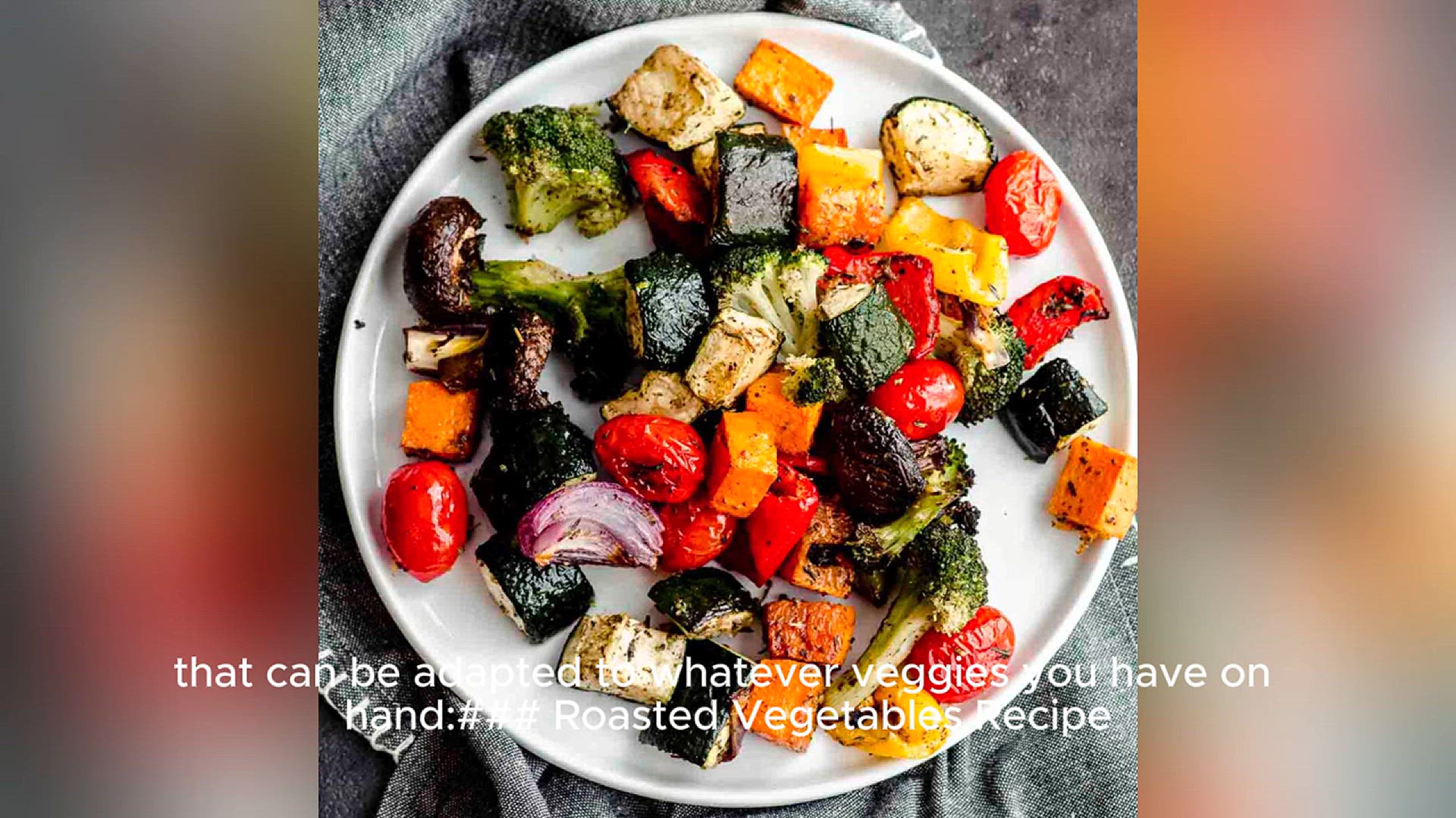 Video thumbnail for vegetable recipe