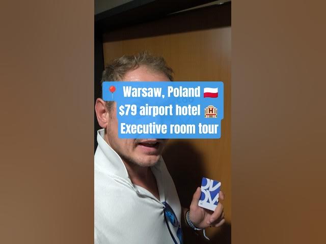 Video thumbnail for $79 Airport Hotel in Warsaw with Outdoor Pool – Executive Room Tour & Honest Review