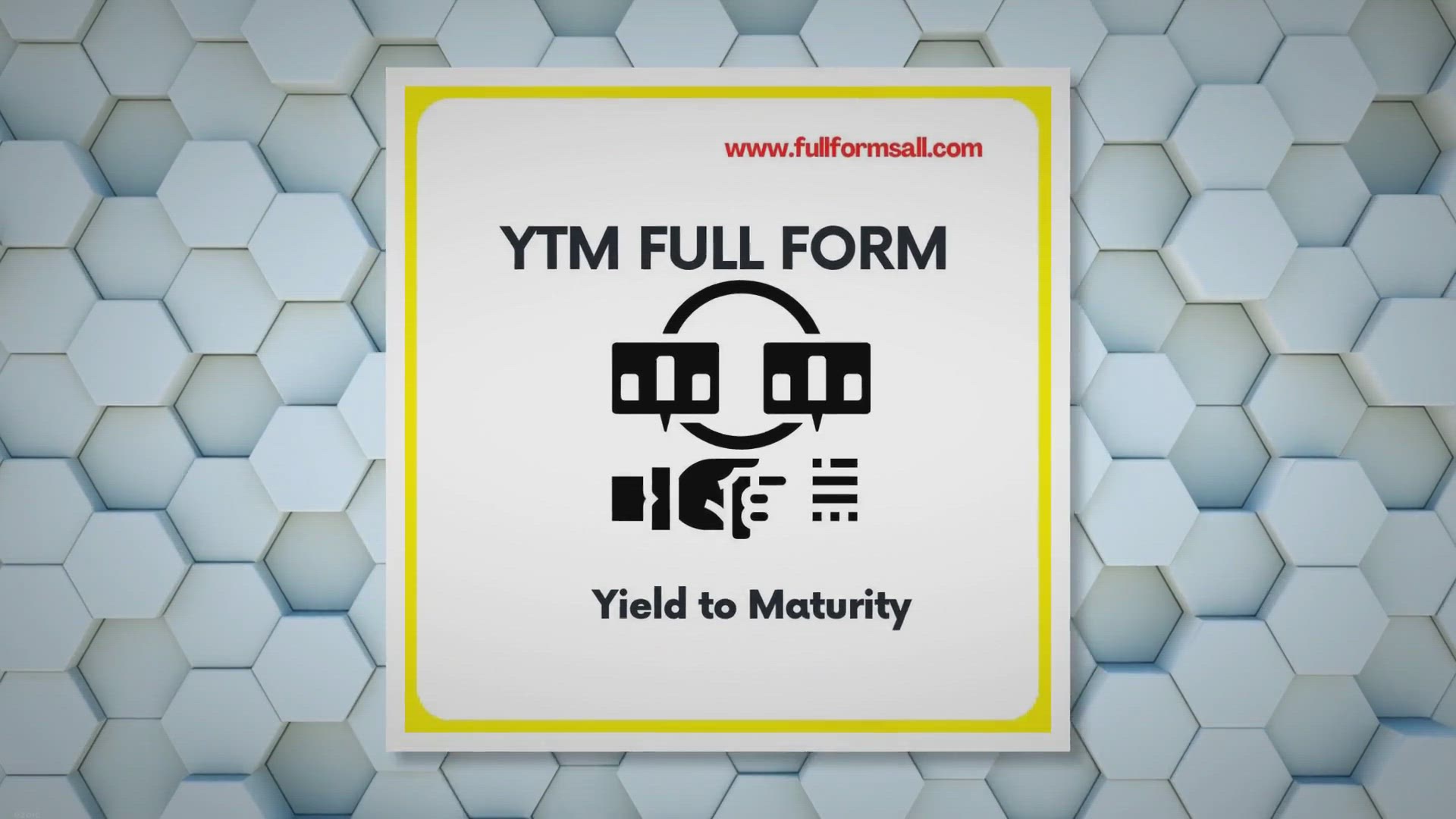 Video thumbnail for YTM FULL FORM IN BANKING