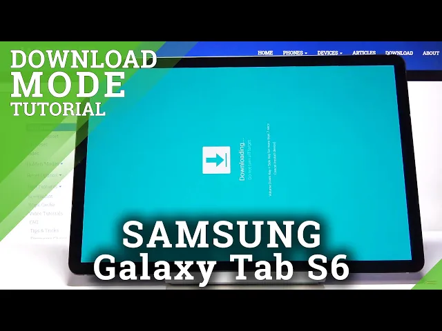 Video thumbnail for How to Enter Download Mode in SAMSUNG Galaxy Tab S6 – Odin Mode