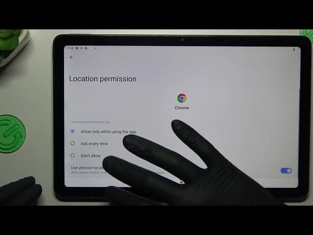 Video thumbnail for How to Switch On/Off Location Tracking in Apps on Nokia Tab T21 - Manage App Location Permission