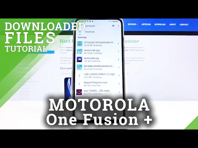 Video thumbnail for How to Find Downloads in MOTOROLA One Fusion+ - Locate Saved Files