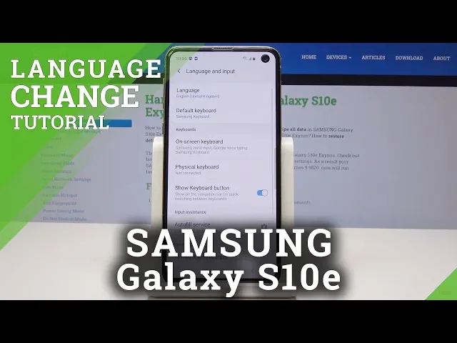 Video thumbnail for How to Change Language in Samsung Galaxy S10e – Set Up Language Settings