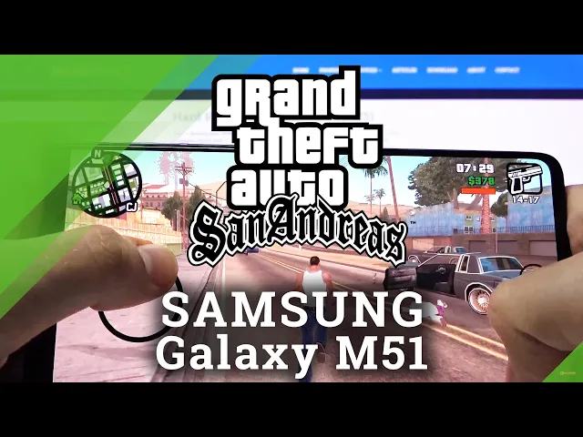 Video thumbnail for GTA San Andreas on SAMSUNG Galaxy M51 – Gameplay