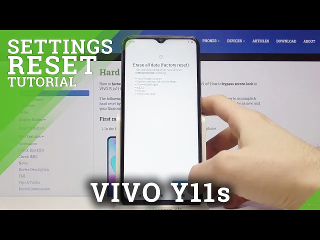 Video thumbnail for How to Factory Reset VIVO Y11s – Reset All Settings