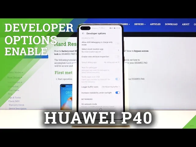 Video thumbnail for How to Unlock Developer Options in HUAWEI P40