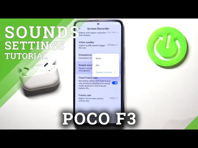 Video thumbnail for XIAOMI Poco F3 and Recorder Settings – Change Quality of Screen Recordings