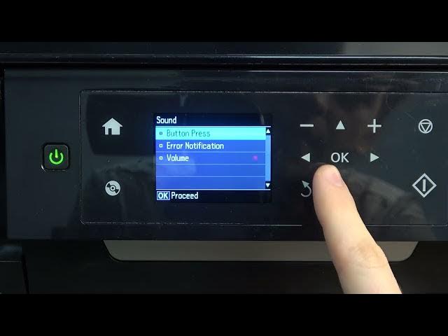 Video thumbnail for How to disable sounds on Epson XP 640 series / How to enable sounds on Epson XP 640 series